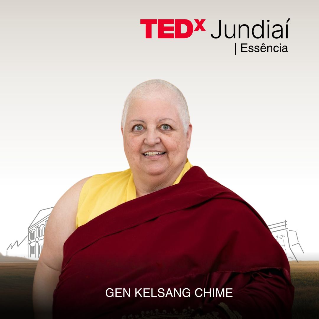Respiração consciente: Gen Kelsang Chime leva ao TEDxJundiaí um caminho para paz interior