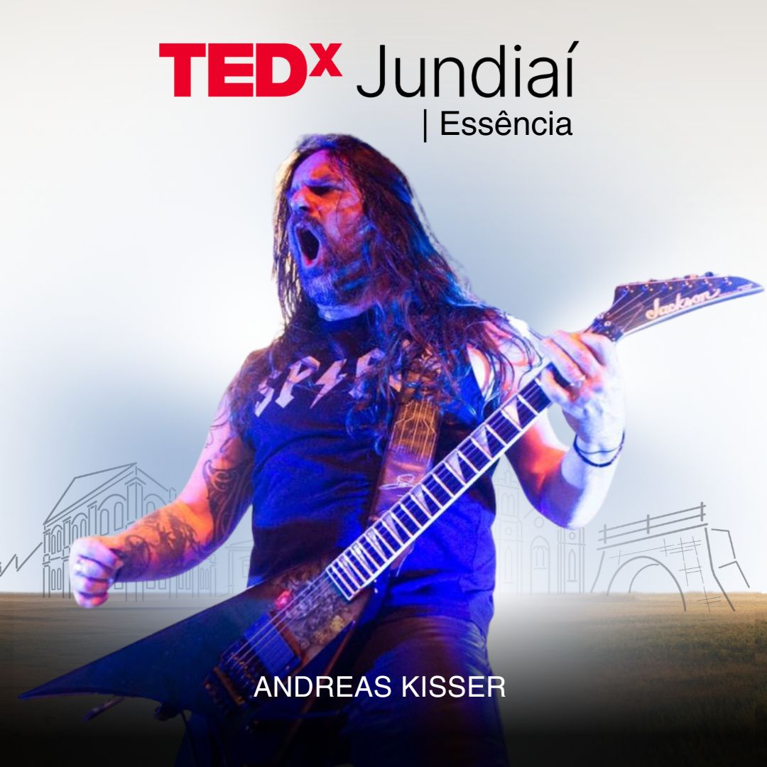 Andreas Kisser traz ao TEDxJundiaí reflexão sobre cuidados paliativos e dignidade no fim da vida